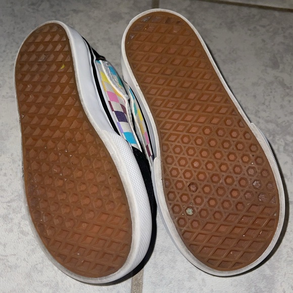 VANS kids size 7 multi color checkered - Picture 11 of 11